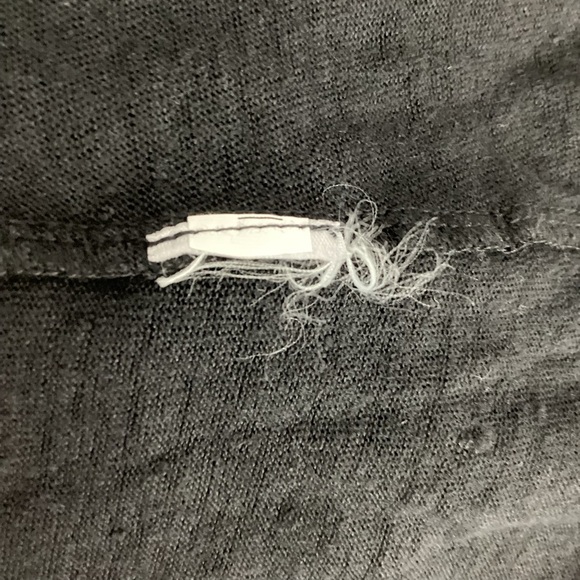 EILEEN FISHER Petite Organic Linen Jersey Tank Black PS - Picture 7 of 7